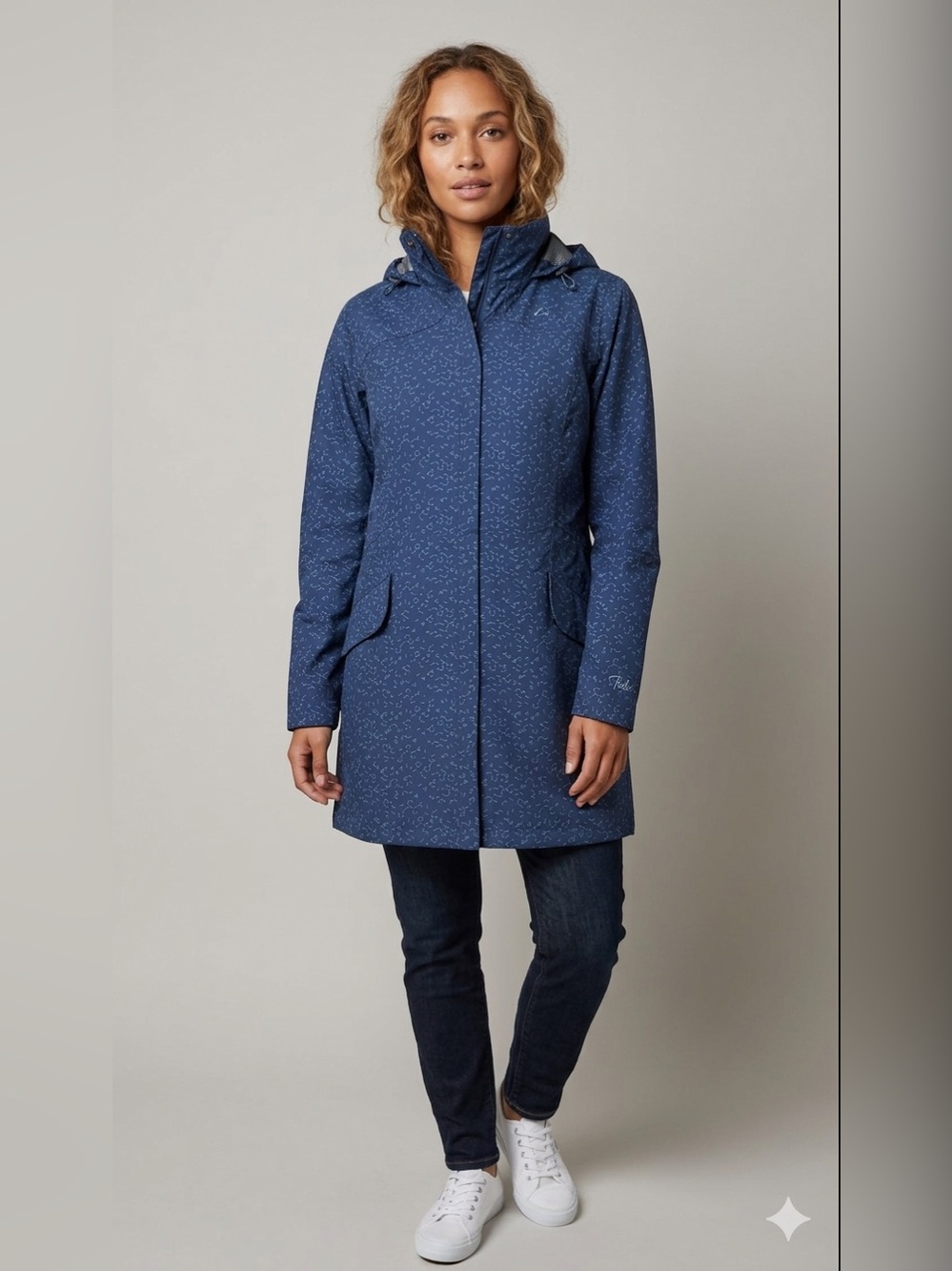 Paradox Weatherproof Coat with Hood | Long Rain Jacket XL Raincoat